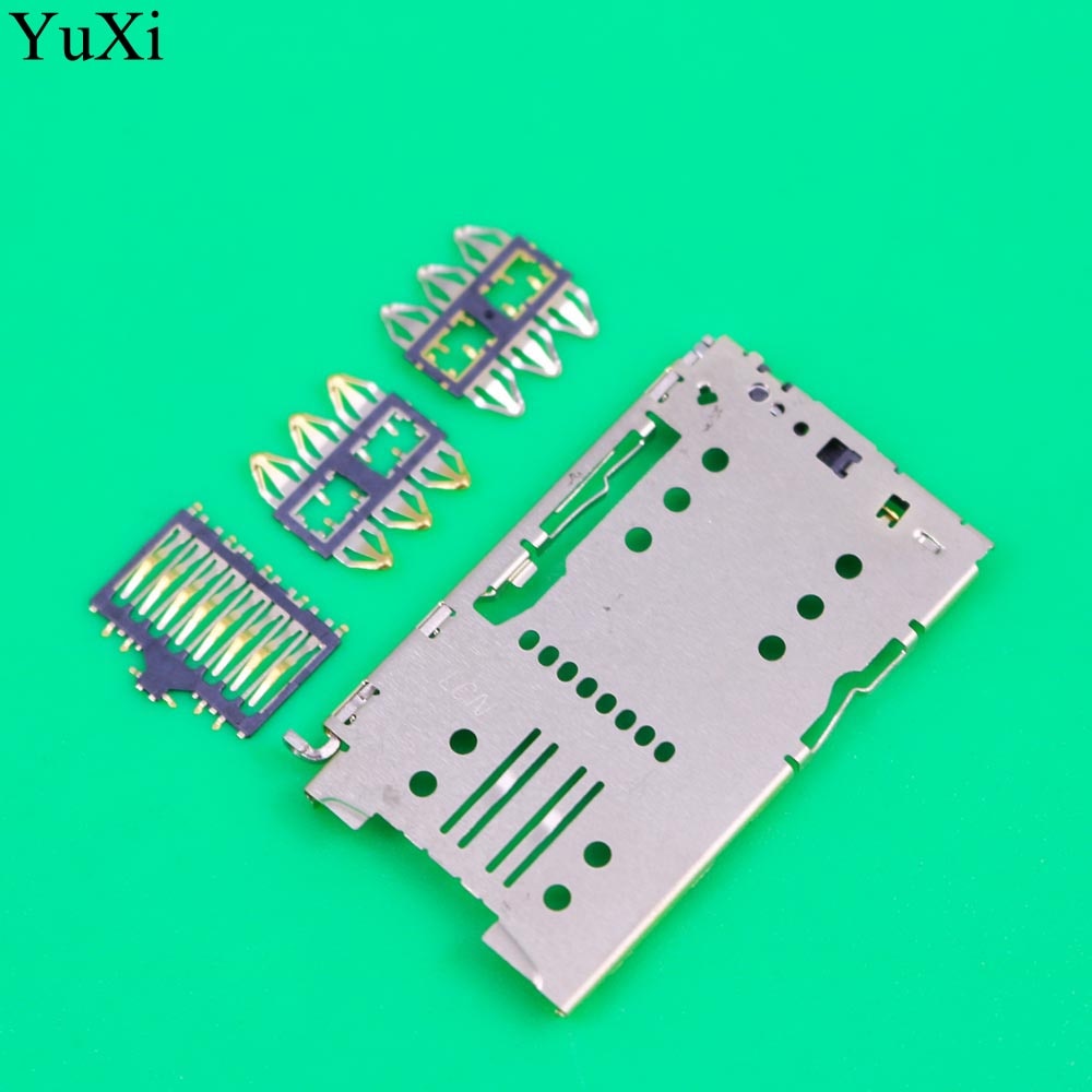 YuXi SIM Kaartlezer Connector Slot Lade Houder Socket Reparatie Onderdelen Voor Meizu M5 Note/M5 Mini/M5 /M5S