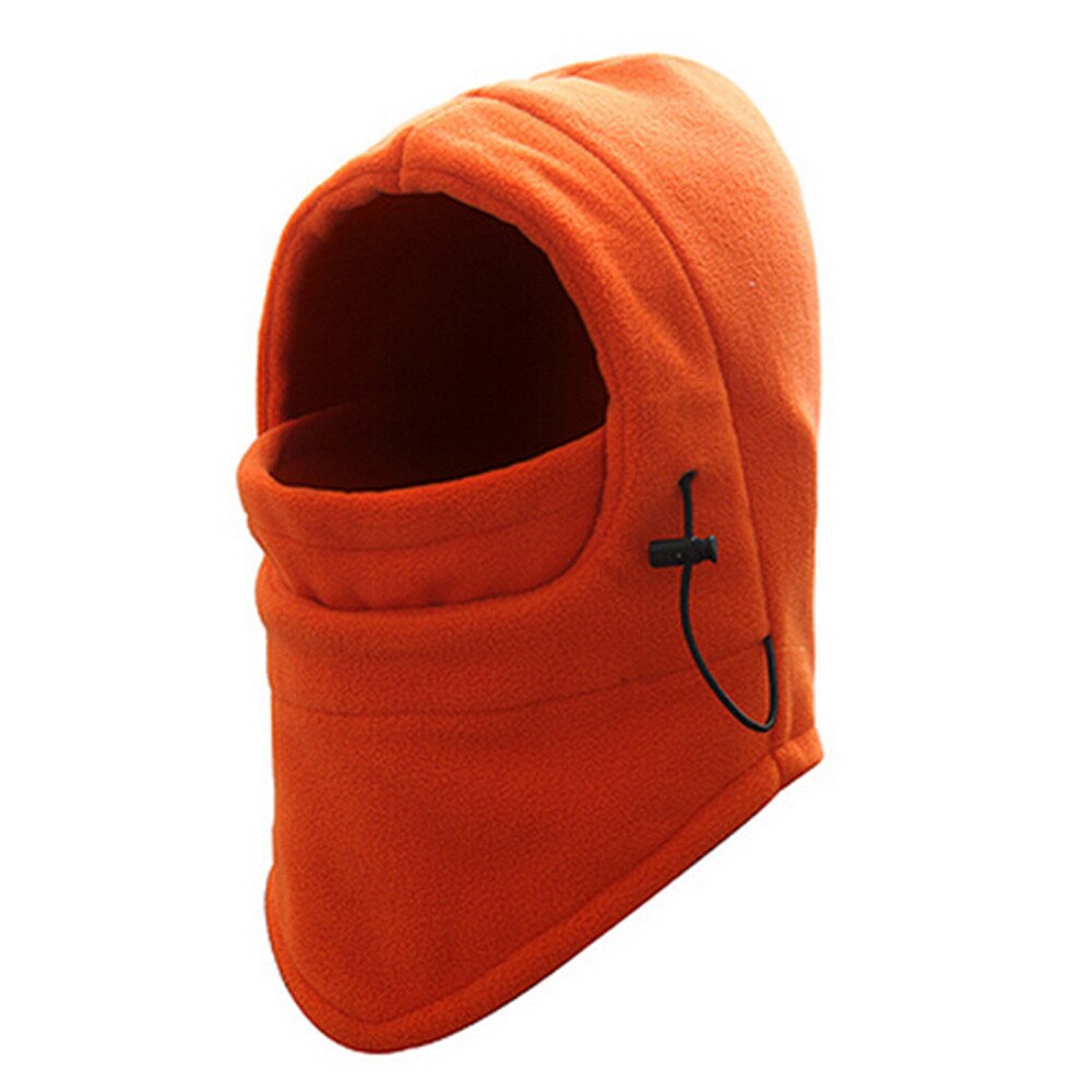 Outdoor Face Mask Face Mask Thermal Fleece Balaclava Hood Swat Bike Wind Winter wind-proof and sand-proof Stopper Beanies: Orange