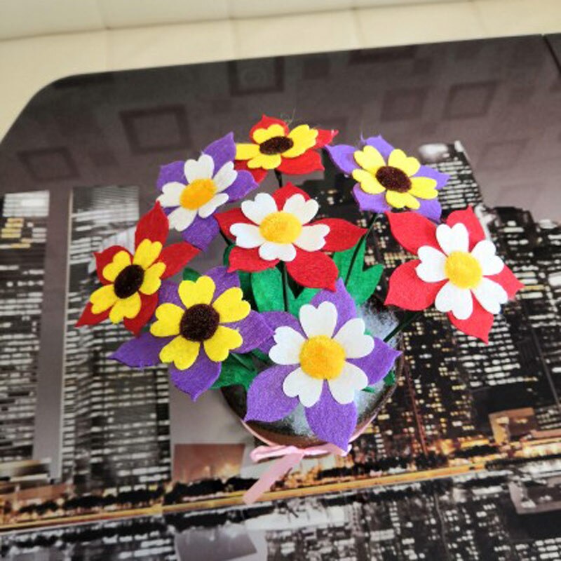 Handmade Diy Art Crafts Material Flower Pot Potted Plant Kids Creativity Handicraft Children Toy Kindergarten Learning Education