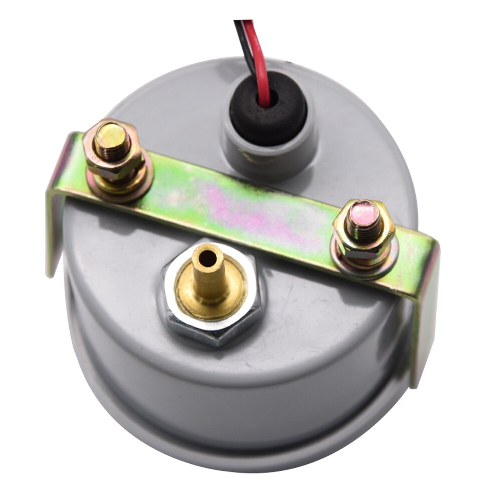 2 "52Mm Auto Turbo Boost Gauge + Sensor -30 ~ 30 Psi Analoge Carbon Fibre Gezicht meter Witte Achtergrond Licht Vacuüm Meter