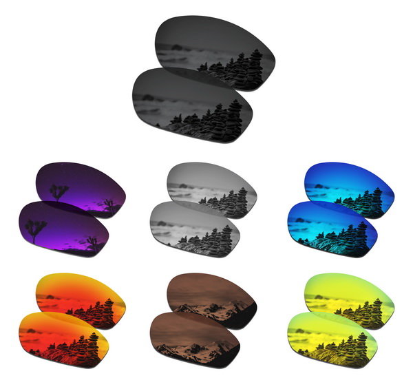 SmartVLT Replacement Lenses Polarized for Oakley Encounter Sunglasses - Multiple Pairs Packed