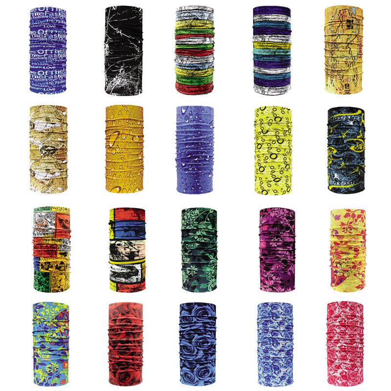 Multi-color Multi Functionele Naadloze Bandana Hoofd Magic Hoofdband Wrap Frauen Schal Hoofd Fiets Accessoires