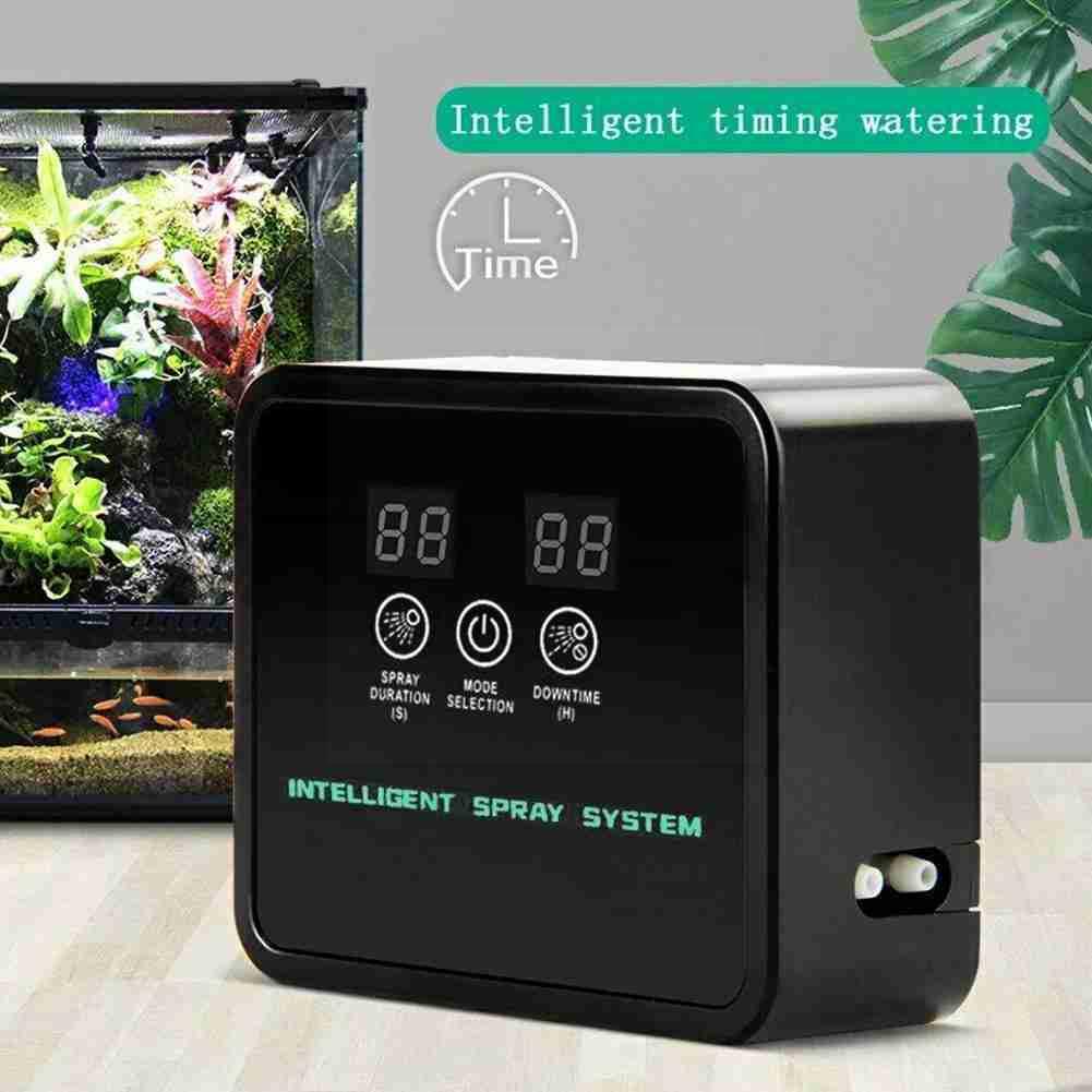 Nebulizador inteligente para reptiles, terrarios, humidificador, sistema electrónico automático, Kit de rociador con temporizador de pulverización, D8r4