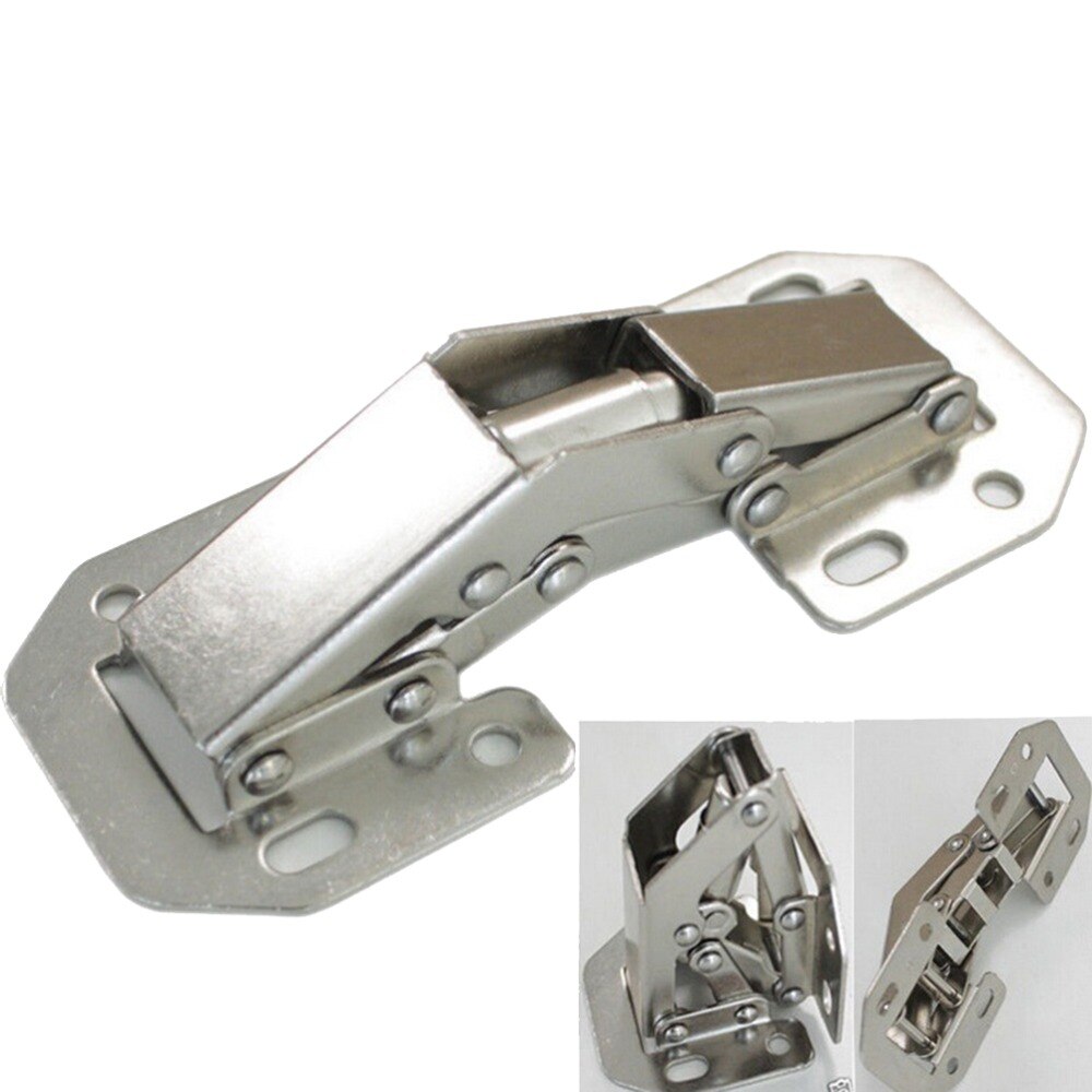 1PCS 90 Degree Cabinet Cupboard Sprung Door Hinges Easy Mount Concealed Kitchen Cabinet Cupboard Sprung Door Hinges Use
