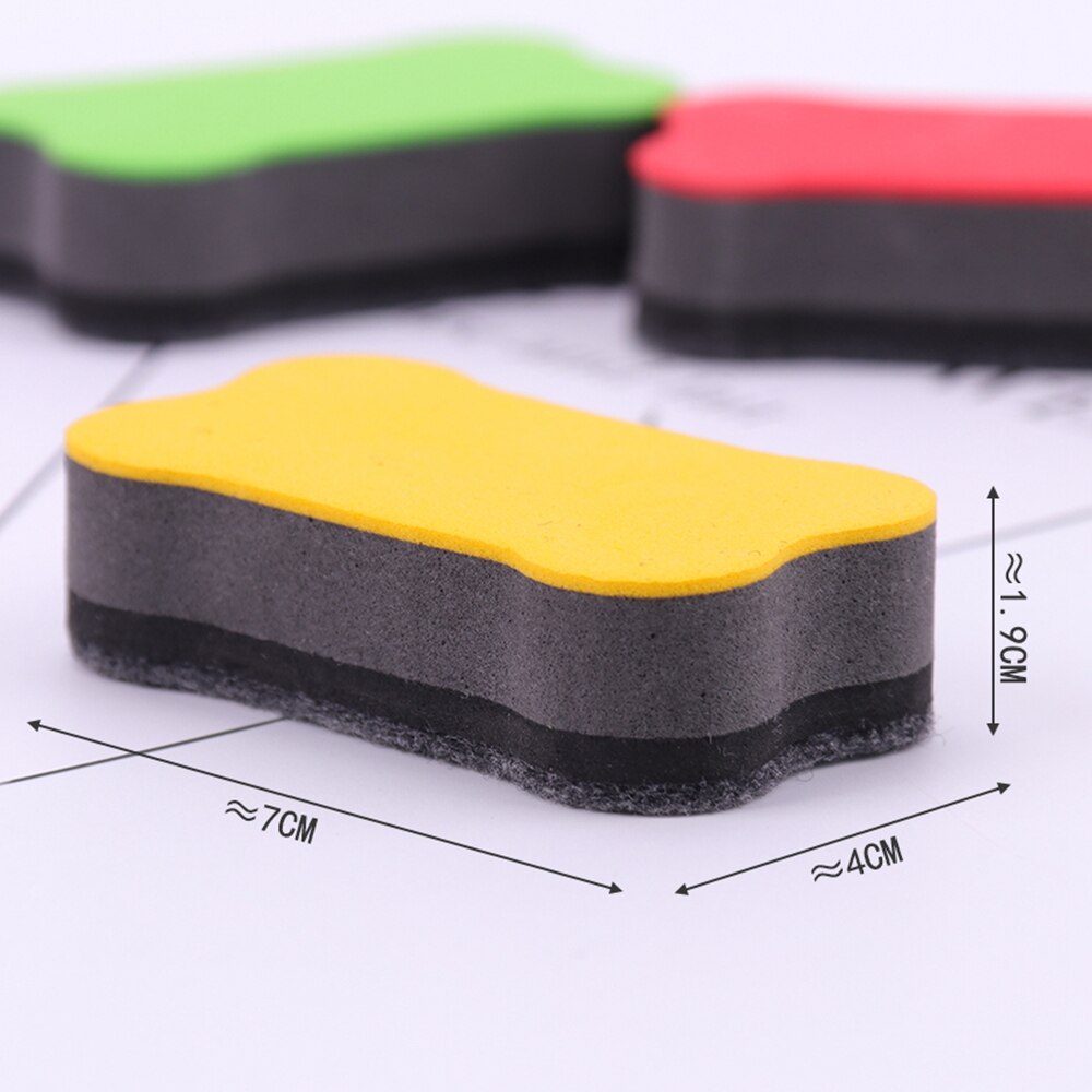 1 PC Cartoon Bone Blackboard Eraser Magnetic White Board Erasers School Office Whiteboard Marker Cleaner School Sup