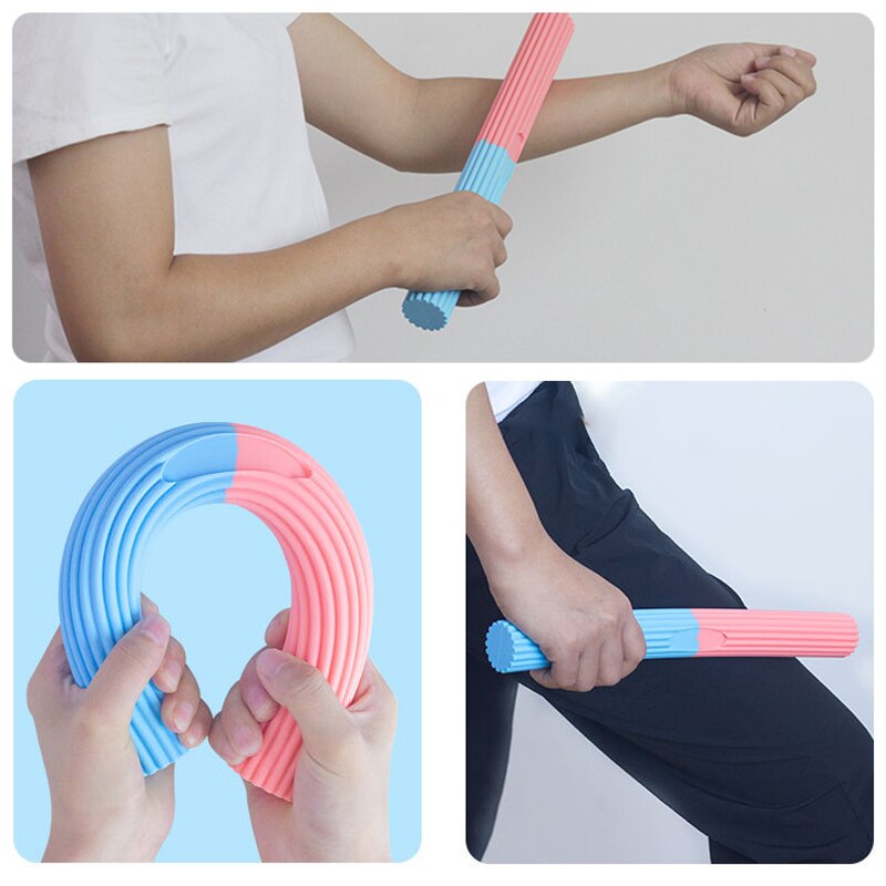 Fitness Flexibele Weerstand Training Bar Elleboog Bar Hand Onderarm Strengthener Oefening Apparatuur Voor Massage En Letsel Herstel