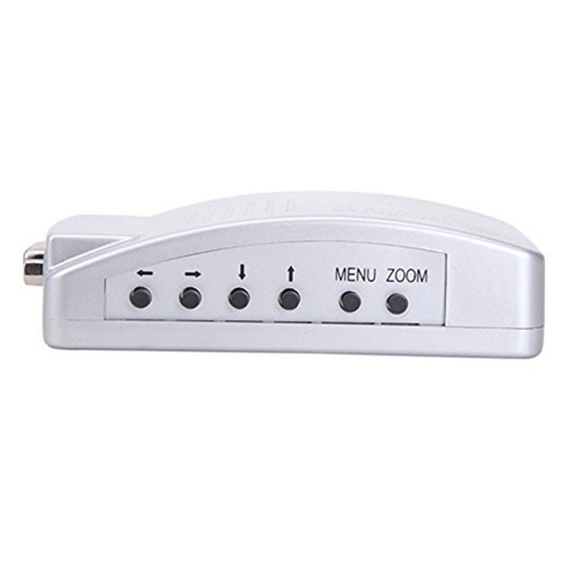 VGA to TV AV RCA Signal Adapter Converter Video Switch Box Composite for Computer Laptop PC For