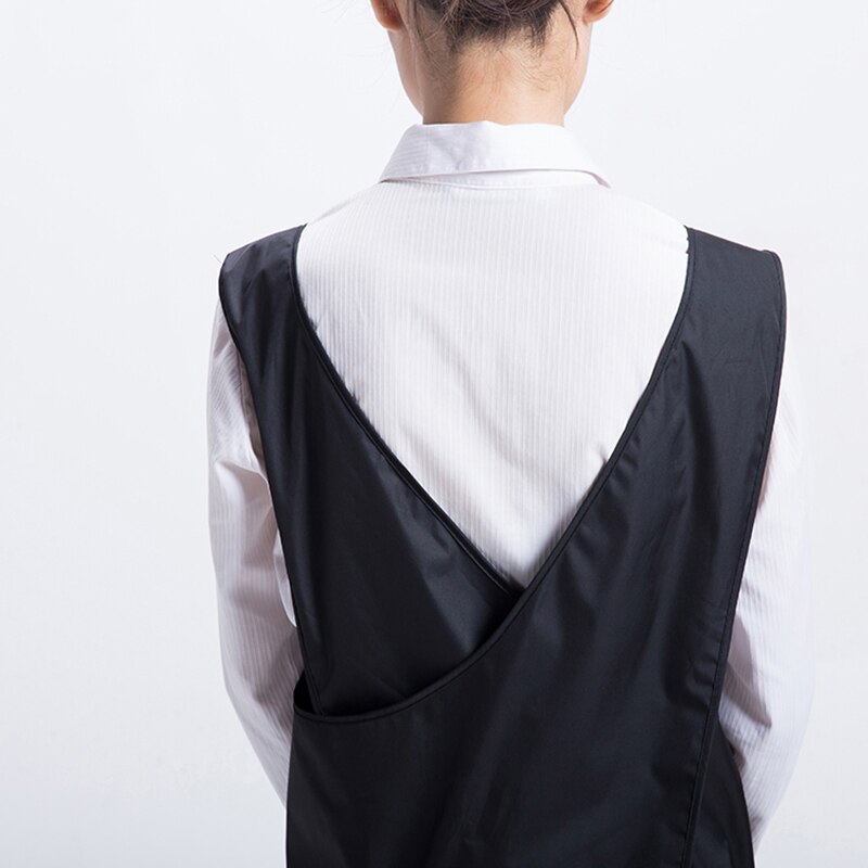 Hairdresser Long Working Salon Barber & Assitant Hair Cutting Styling Cape Apron Gown Blouse To Knee Hairdressing Supplies U1031