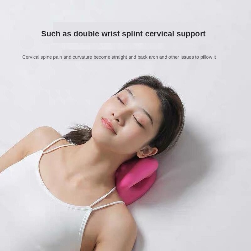 Almohada de masaje para cuello, cama ortopédica de tracción Cervical, Camilla portátil Reclinable, Shiatsu, relajación milagrosa para el dolor de hombros