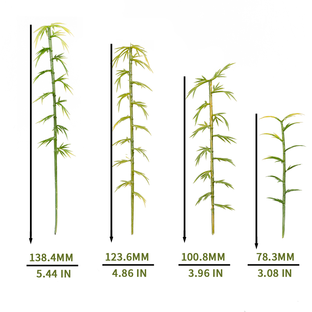 Miniature Bamboo Tree Model miniature Plant Materials For Diorama Train Modes Sand Table/HO Railway Scene Layout Diorama Kits
