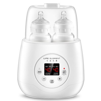 Snabb mjölkvärmare flaska sterilisator intelligent konstant temperatur babyflaska värmare tid och temperatur justerbar: E2