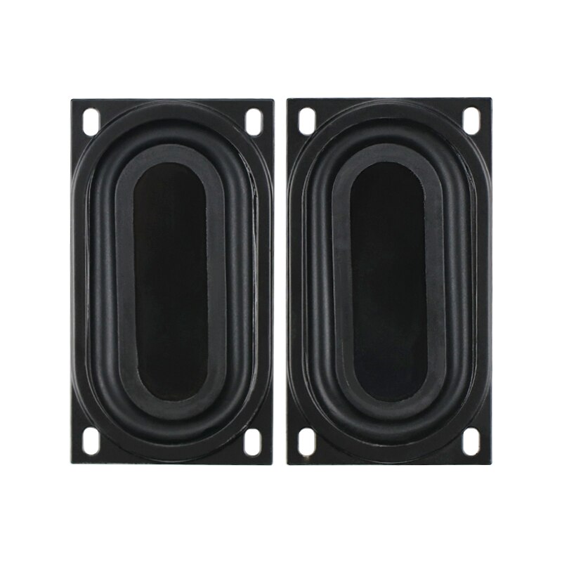 50*90mm Bass Radiator Vibration Subwoofer Square Vibration Film strengthen Full frequency rubber diaphragm 2pcs