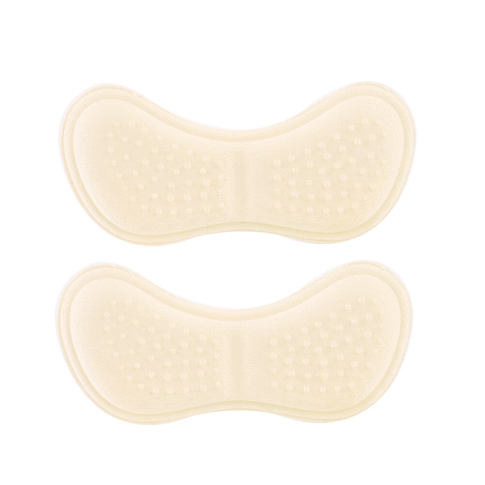 Autocollants de talons en éponge 4D, tampons doux demi-taille, antidérapants, chaussures à talons hauts de taille réduite, 2 paires: 01 / Thicken 7mm