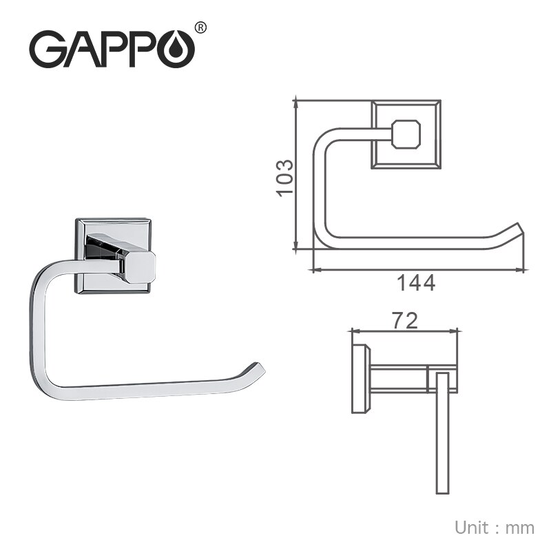 Gappo Toiletpapier Stand Houder Toiletpapier Handdoek Rvs Wc Badkamer Accessoires Toilet Paper Roll Paper Case