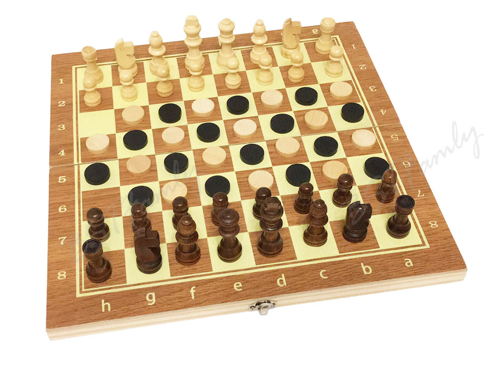 3 in 1 træ skak sæt brikker backgammon rejser træ skak spil skak brikker foldbare skakbræt kladder  i3