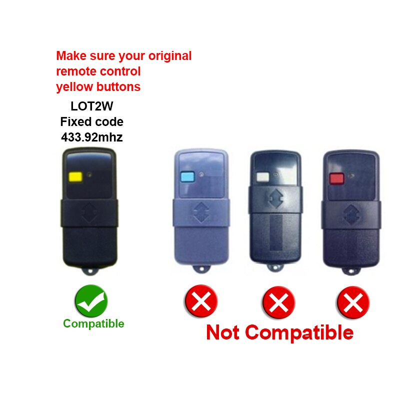 BENINCA box auto a distanza controllore vestito per BENINCA quantità1W quantità2W quantità4W codice fisso 433.92MHz duplicatore di controllo remoto comando