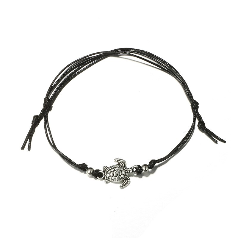 Tocona Böhmen Kompass Meer Schildkröte Welle Anhänger Kette Armbänder einstellen für Frauen Handgemachten Schmuck Zubehör 6706