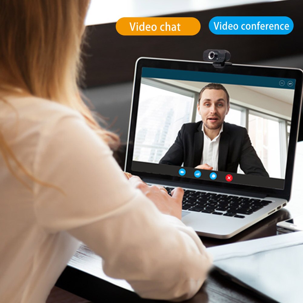 720P/1080P Webcam Hd Usb Pc Computer Webcam Video Camera Met Ingebouwde Noise-canceling Microfoon Uab Webcam Voor Pc Laptop Cam