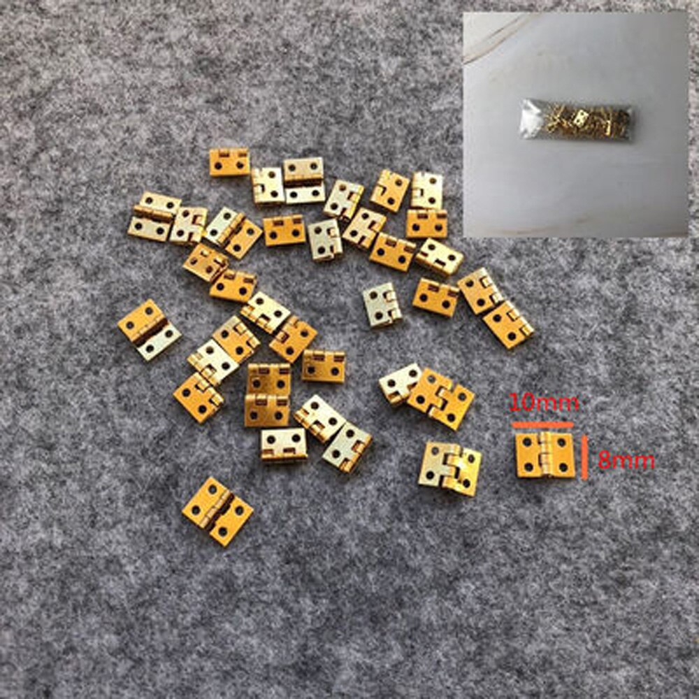 20 stk mini metal hængsel miniature kabine miniature møbel skab skab mini hængsler skab skuffe butt hængsler stik