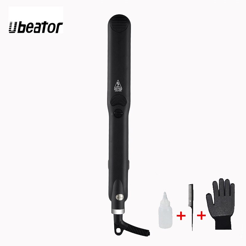 Steam Hair Straightener Fast Heating Hair Flat Iron Vapor Ceramic: No packaging / UK