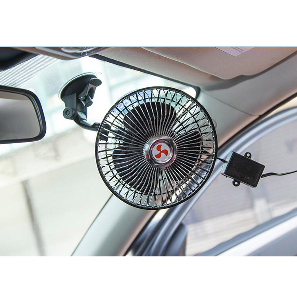 6 inch 24V Car Dash Windshield Electric Fan Cooling System Cooler for Universal