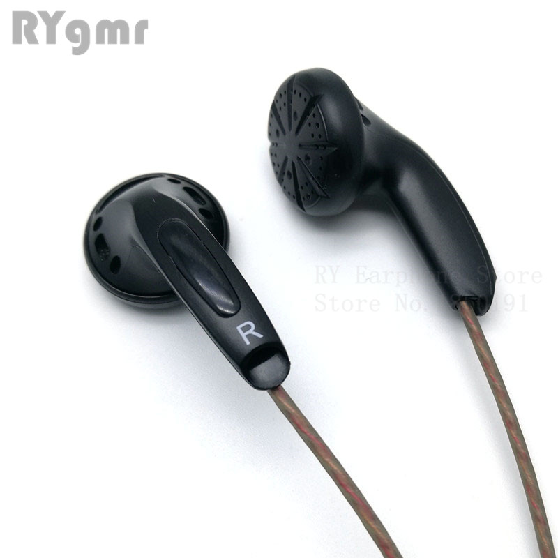 Ry4s fone de ouvido intra-auricular original, fone de ouvido 15mm com som de alta fidelidade (estilo mx500), cabo dobra de alta fidelidade de 3.5mm