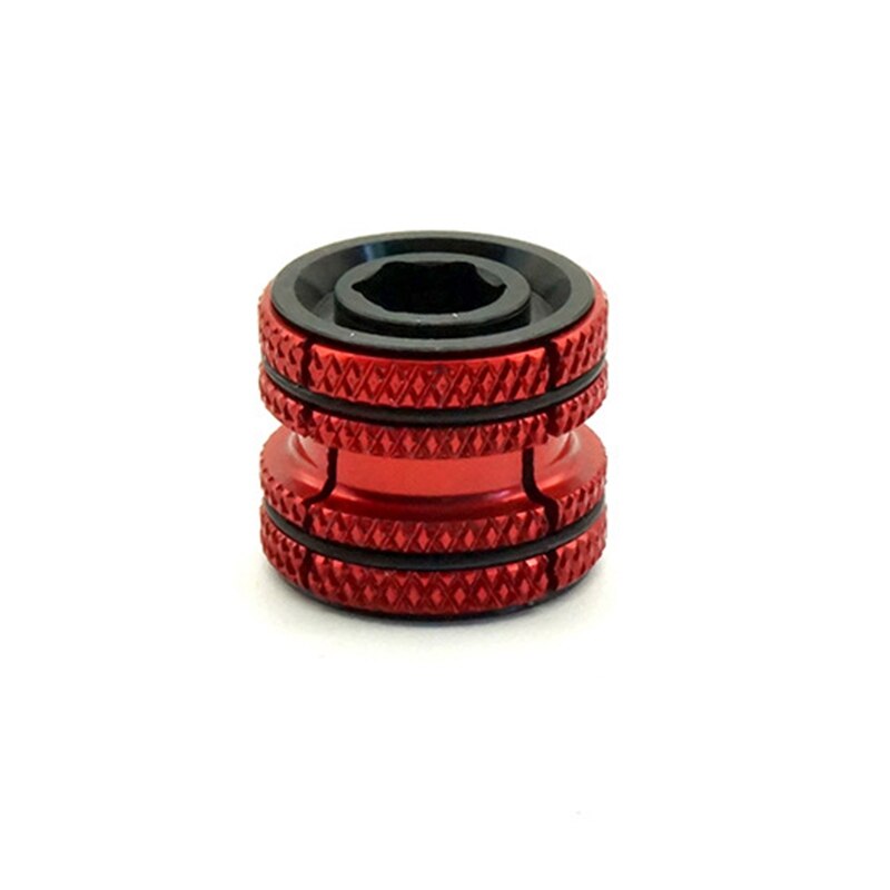 Aluminum Alloy Bike Bicycle Headset Expander Plug for 28.6mm 1 1/8 Inch Steerer Carbon Fork MTB Road Bike Headsets Plugs-Red: Default Title