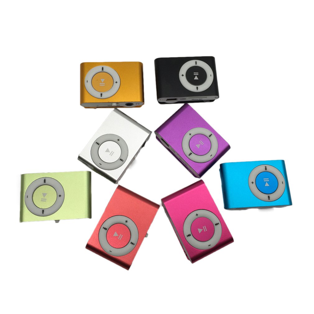 Tragbare Metall Screenless Karte Mp3 Eisen Clip Mp3 Spieler Schüler Sport Spieler Kreative Mp3 Spieler