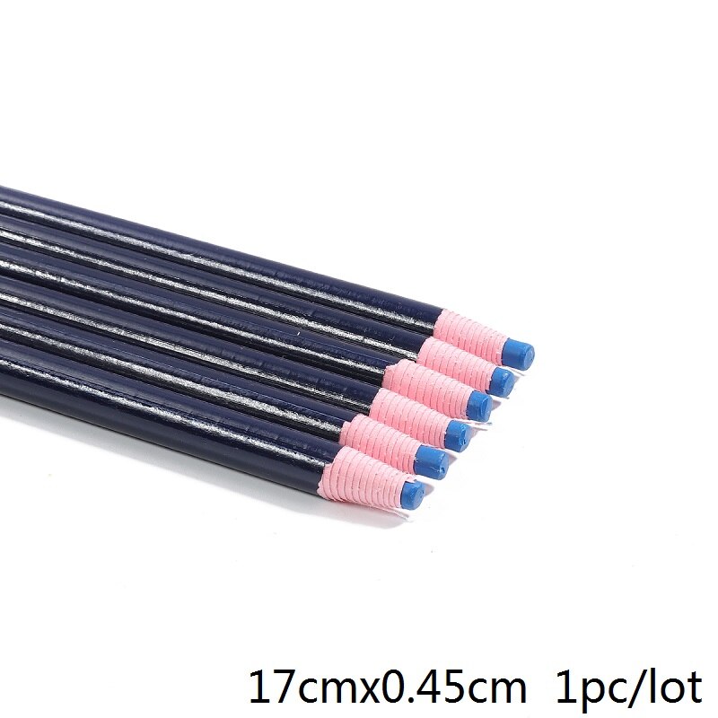 Sarti in tessuto multicolore gesso cancellabile pennarello in tessuto patchwork modello di abbigliamento impostato di attrezzi per cucire fai-da-te accessori per cucito: 1pezzi blu