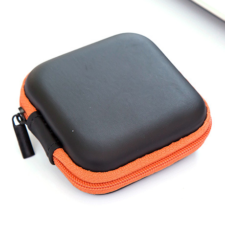 Etya pengepung bærbar mini tegnebog rejse elektronisk sd-kort usb-kabel øretelefon telefonoplader opbevaringsetui: Orange