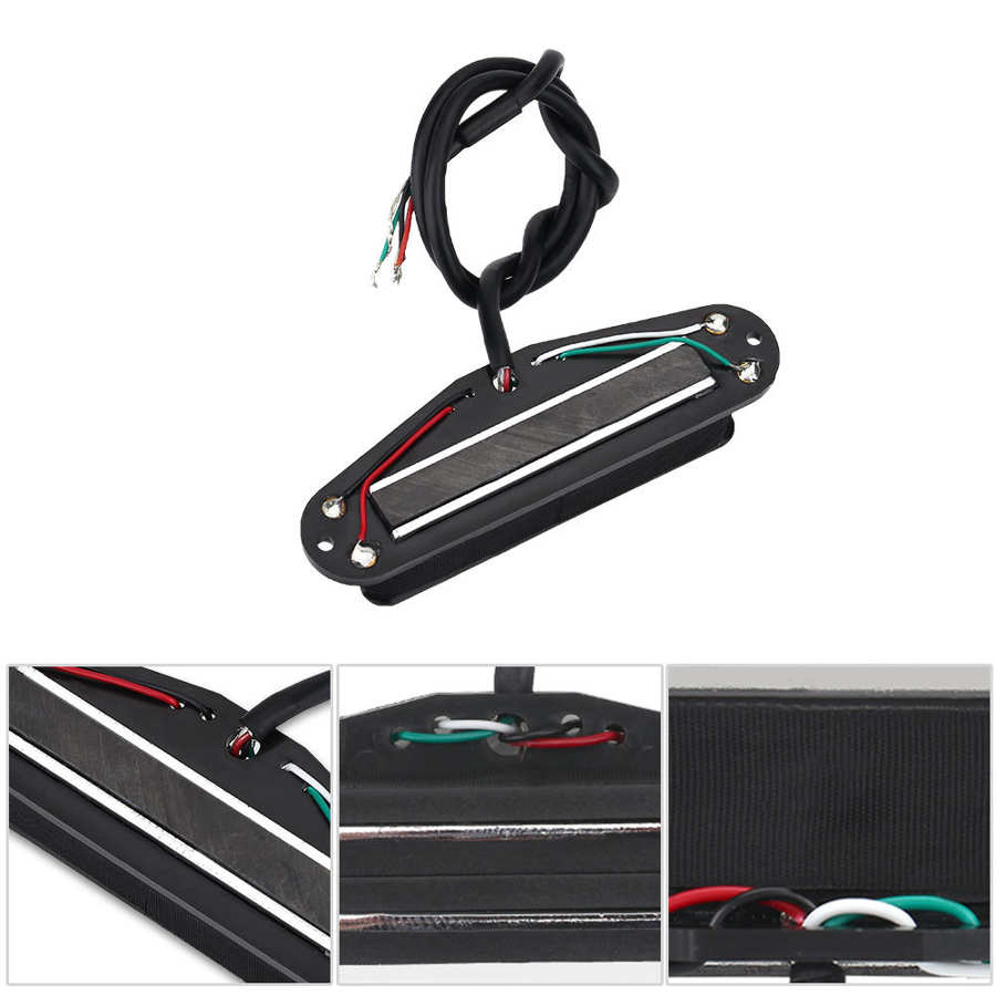 Standard Single Coil Size Dual Rail Humbucker Pickups for Electric Guitar