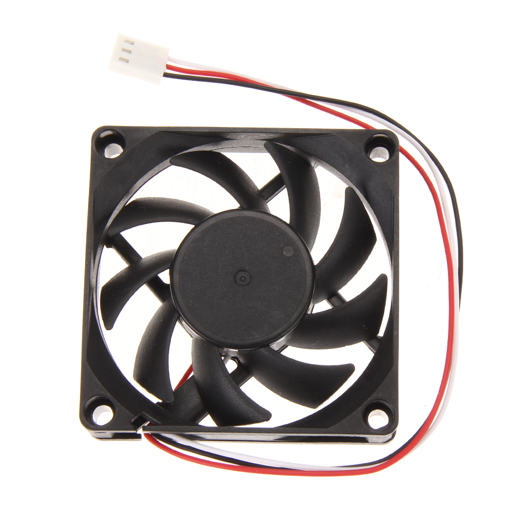 Computerkabinetkøler  dc 12v 7cm 70mm cpu vga køling køler blæser 3 -bens pc-kabinet chassis blæsere olielejer computertilbehør