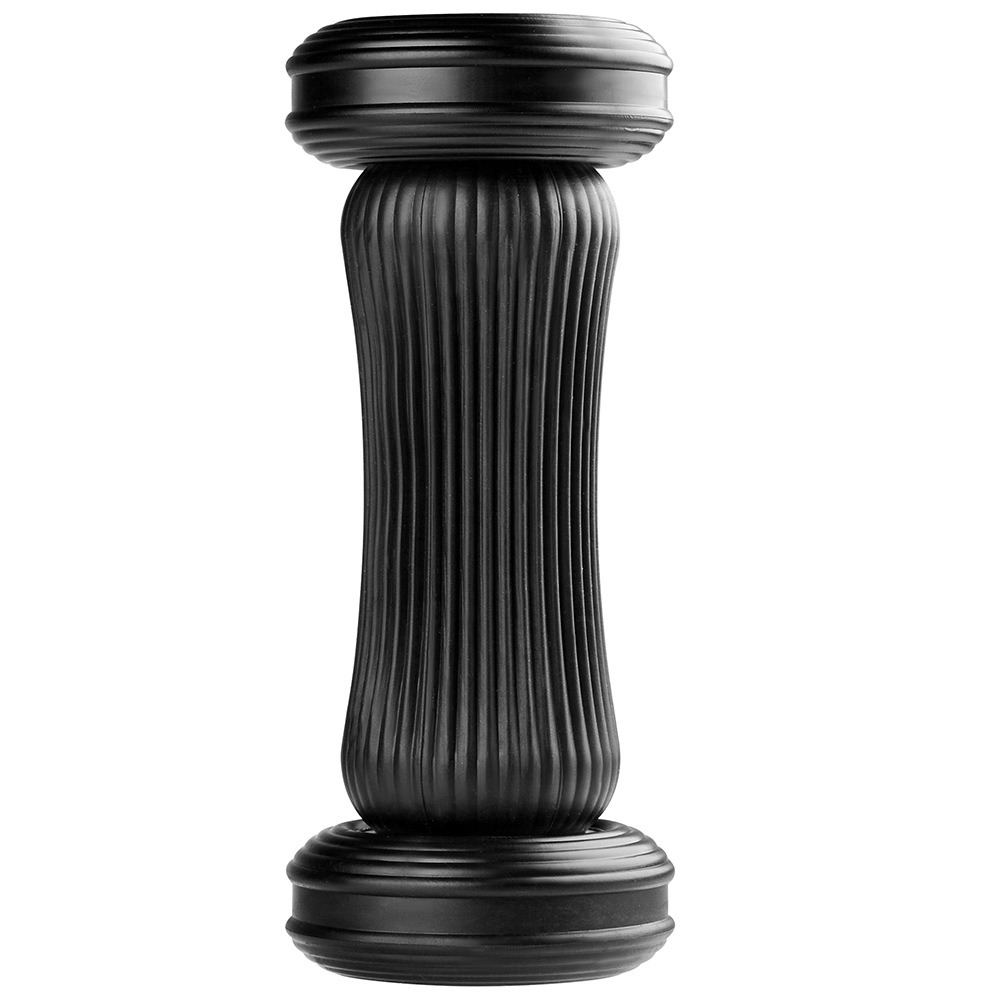 Pvc voetmassage roller ontspanningsapparaat handmatige massage voettrainer ontspanning fysiotherapie fascia roller diepe weefselmassage: Beige