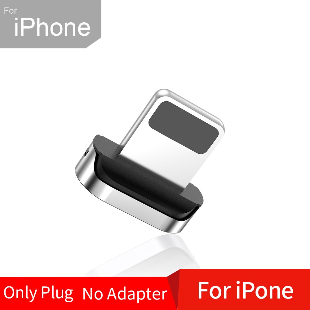 Twitch Magnetic USB Type C Adapter For iPhone X Samsung Xiaomi USB C Magnetic Adapter Type C Female to Micro USB Male Connector: Only iOS Plug