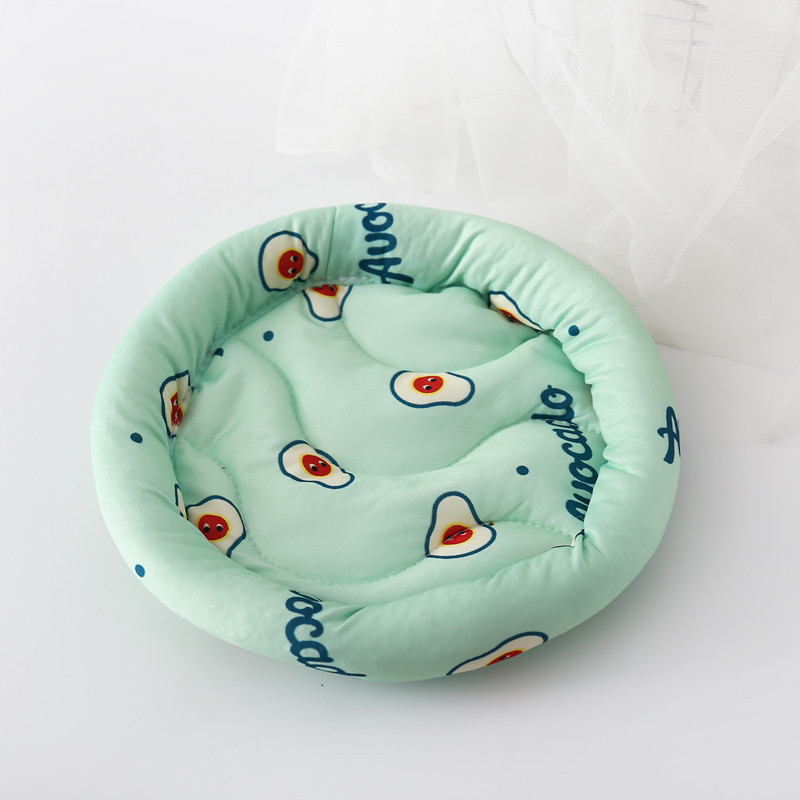 Lit circulaire pour Hamster, tapis de sommeil confortable pour hérisson, écureuil, souris, Rats, cochon d'inde, Chinchilla, petit Animal, coussin doux: S / green