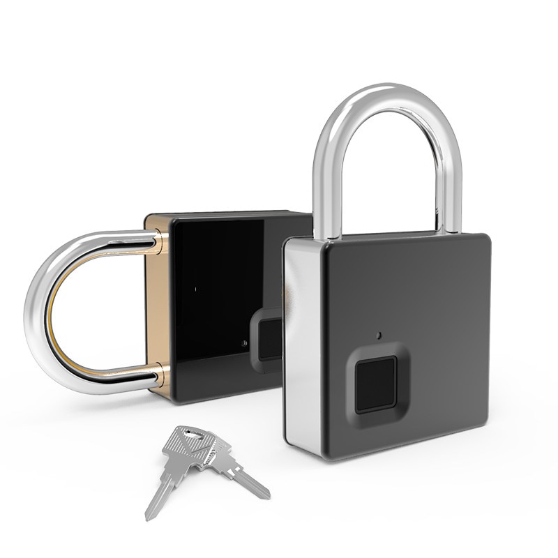 Fipilock Smart Lock Keyless Vingerafdruk Slot IP65 Waterdicht Anti-Diefstal Beveiliging Hangslot Deur Bagage Case Slot Met Sleutel & kabel
