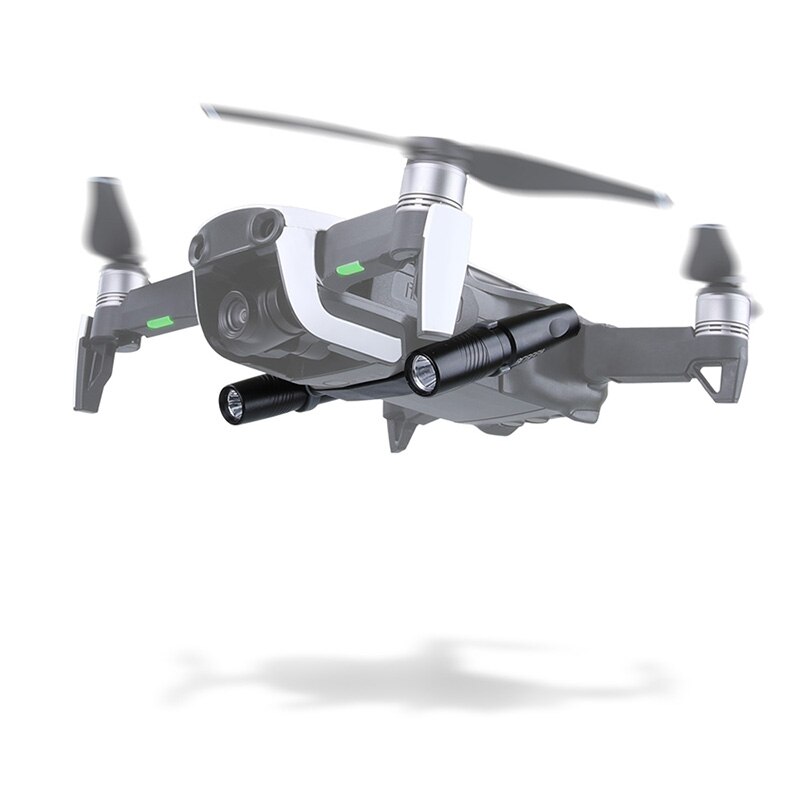 2 stk drone natflyvning ledet lys fotografering fyld lys lommelygte 360 grader rotation til dji mavic air drone tilbehør