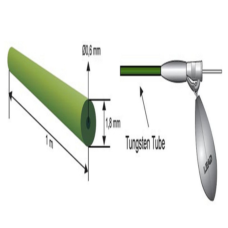 Maximumcatch-tubería de aparejo de tungsteno, accesorios de líder, aparejos de pesca gruesos de besugo, 2 uds.