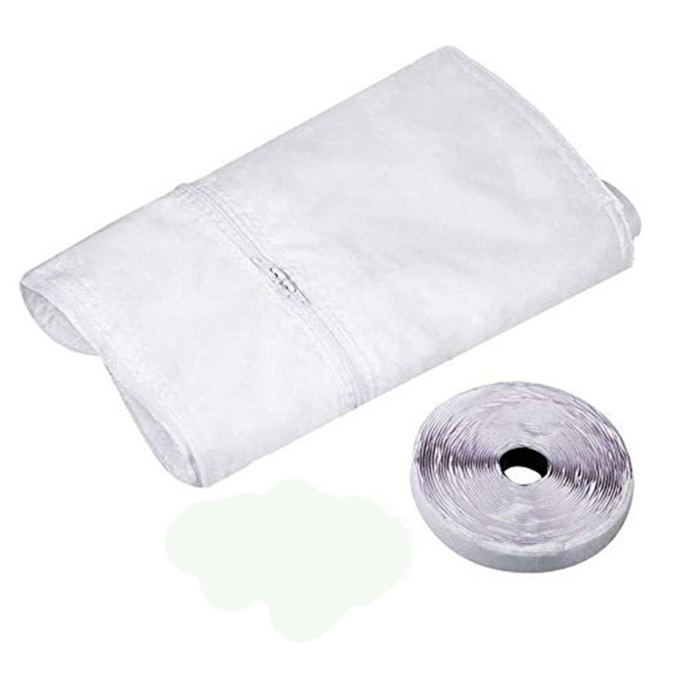 200cmX40cm Exhaust Air Drying Airlock Zipper Screen Window Seal Cloth Air Plug Door Seal Skylights Curtain