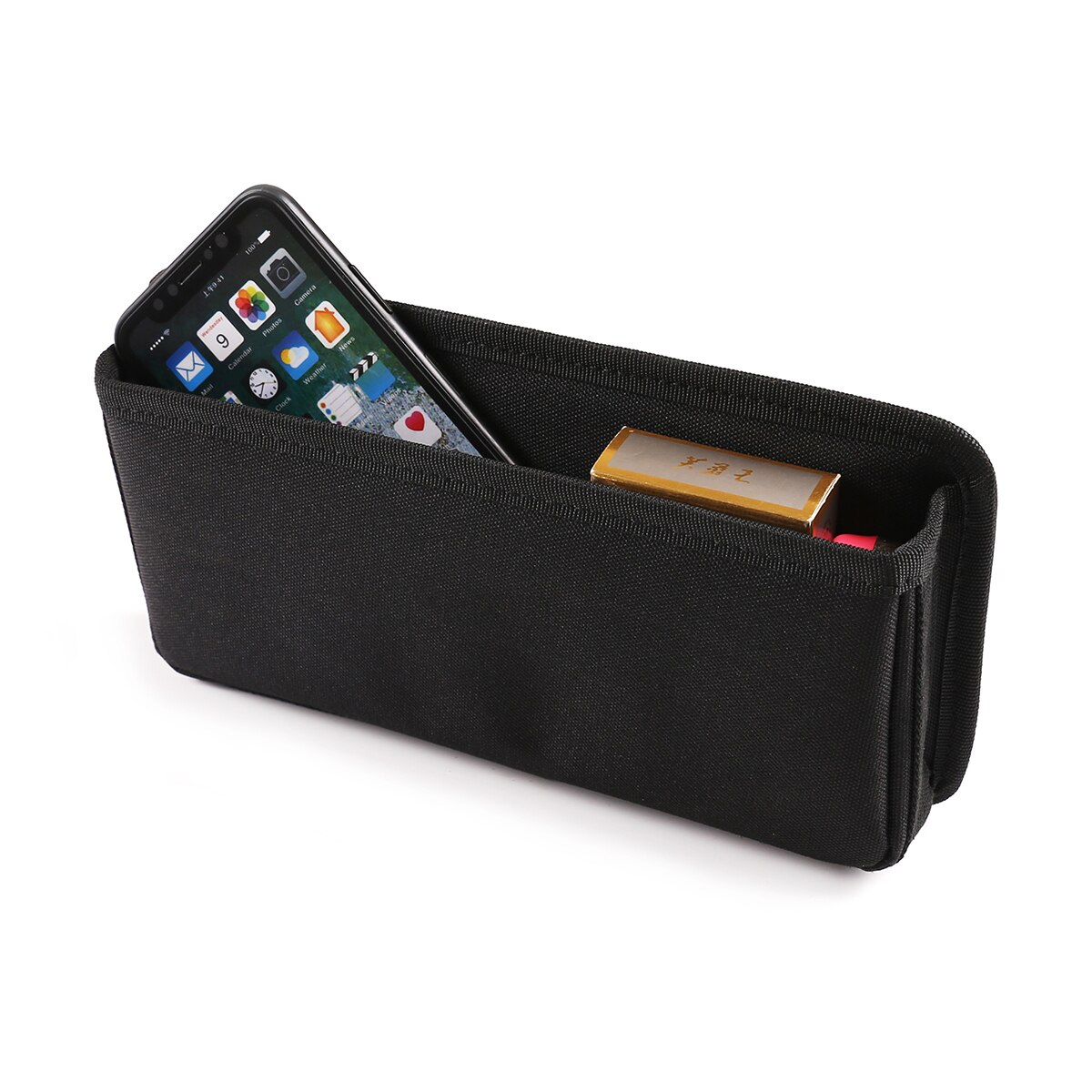 For Land Rover Defender 110 130 2020Black Cloth material Glove box storage bag Storage box under rear air outlet Car Accessories