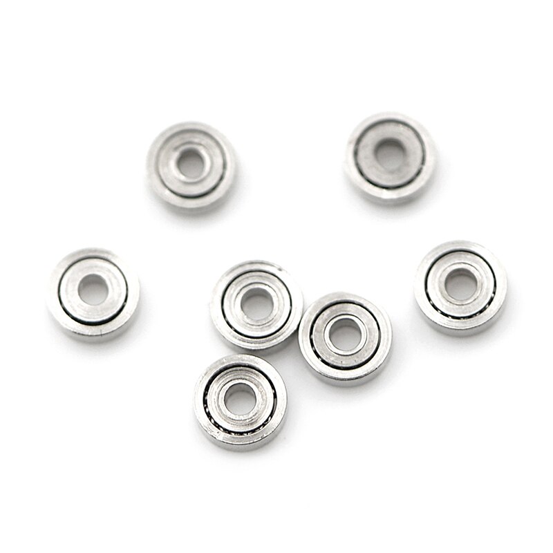 10 st 681zz miniatyrkullager i metall öppet mikrolager 1 x 3 x 1mm