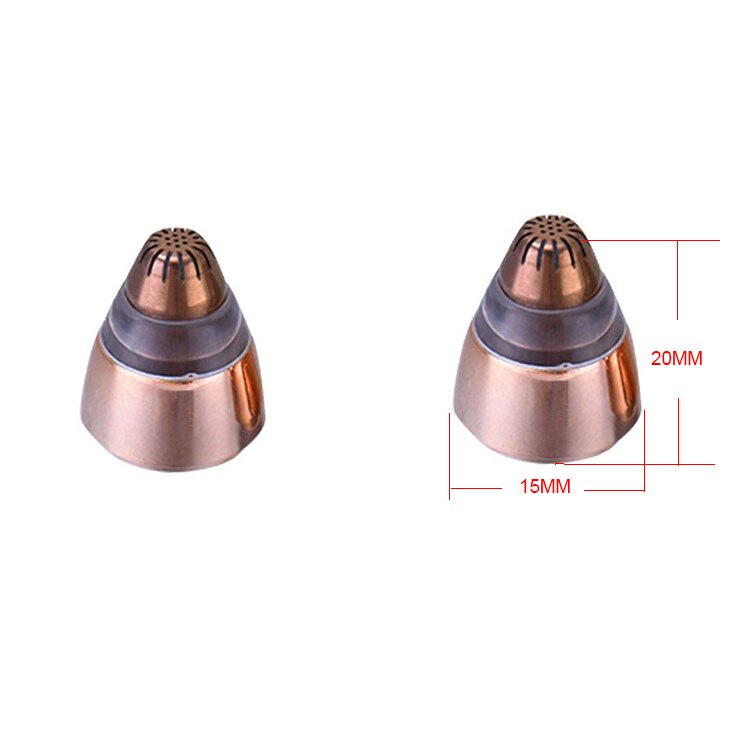 Cabezales de repuesto removedor de vello de cejas, cuchillas indoloras, limpieza para mujeres, depiladora eléctrica de vello Facial, cuchilla de afeitar, herramienta para el cuidado Facial: 2PCS