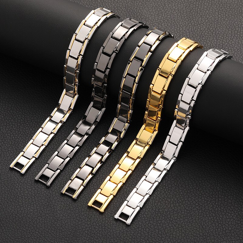 5 couleurs hommes Bracelet perte de poids énergie aimants bijoux minceur Bracelet Bracelets thérapie magnétique Bracelet Bracelets soins de santé
