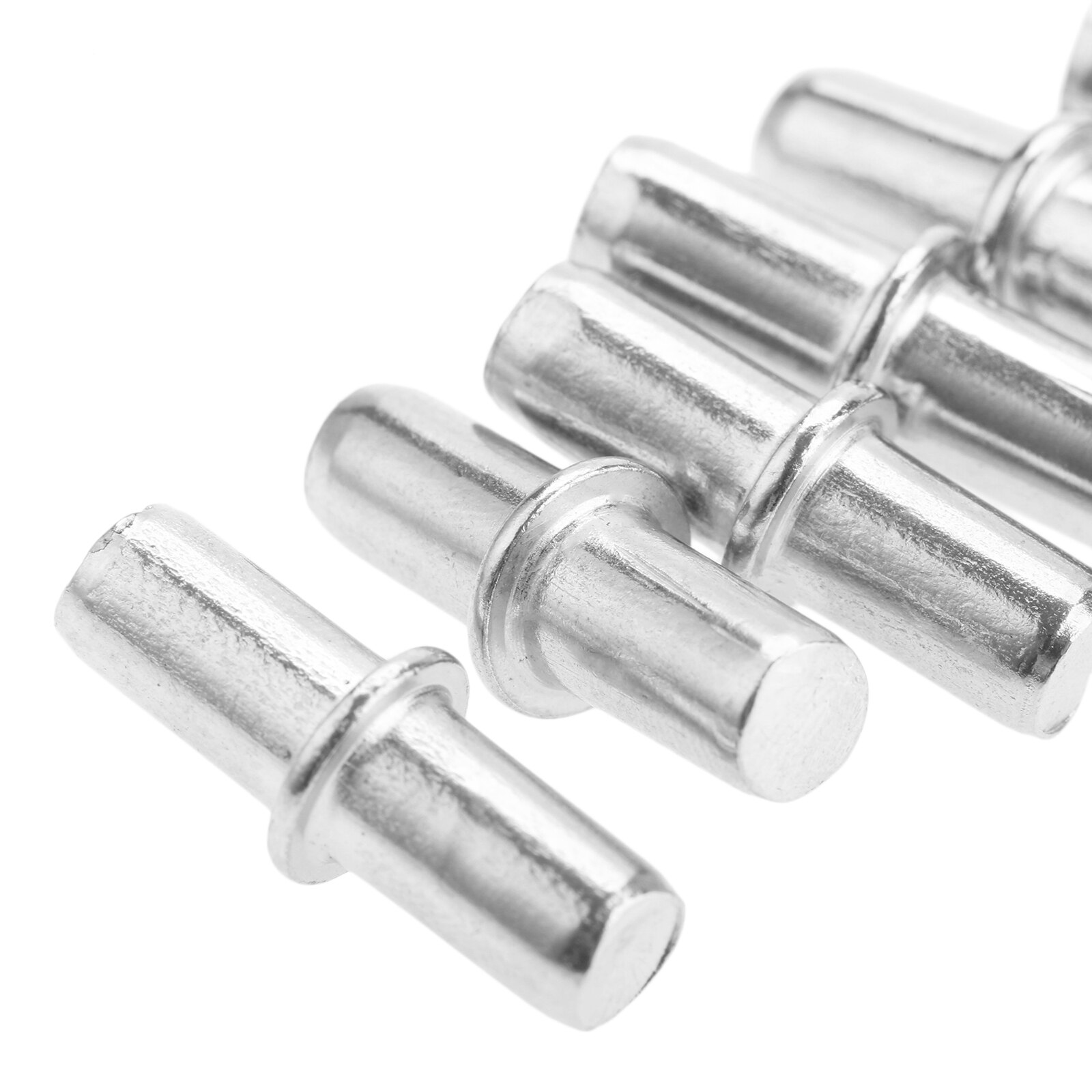 20 stk metalskab garderobe hyldestøtte stifter studs pløkke bogreoler reol opbevaring badeværelse bruser glasbeslag 5 x 15mm/19mm