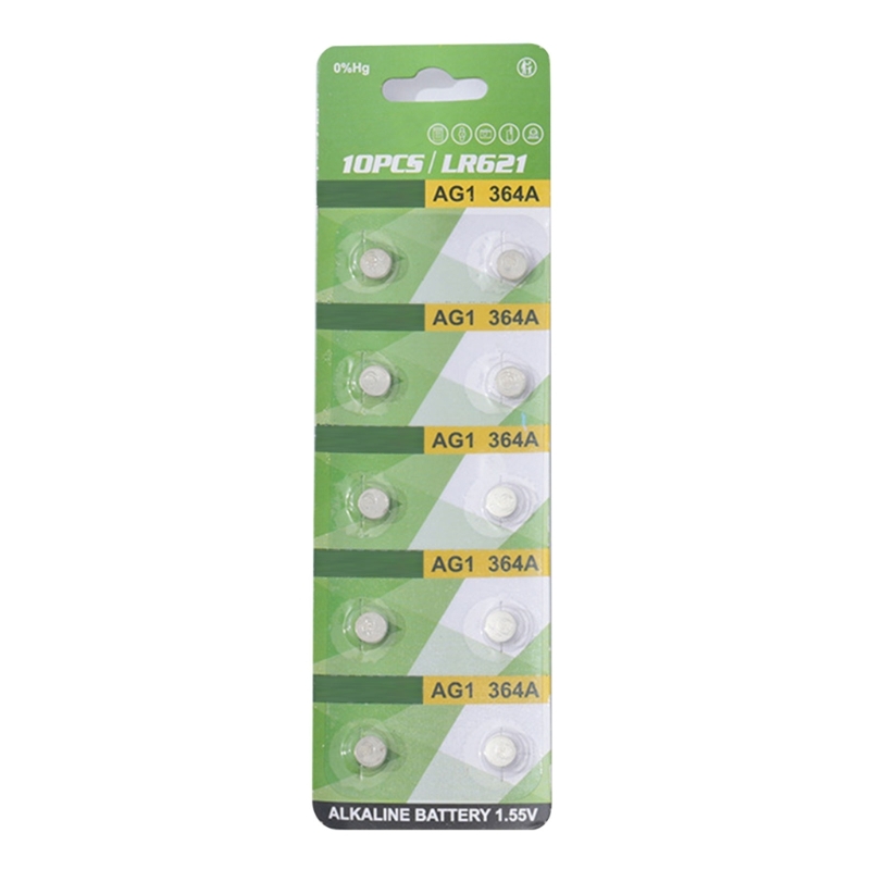 Opakowania zbiorcze po 10 sztuk LR1130 LR41 LR44 Bateria do zegarka Alkaliczne baterie guzikowe Baterie guzikowe do zabawek i: Złota