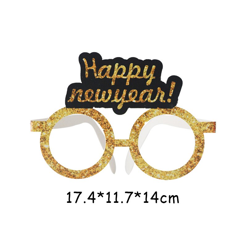 Cabina de fotos de Año , atrezo de papel para foto, fotomatón, suministros de , decoración para de Navidad, 6 uds.,