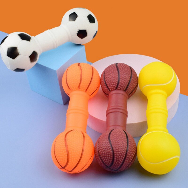Juguete para perros pequeños con forma de mancuerna, goma para masticar para perros, limpieza de dientes, Chewers, pelota Molar