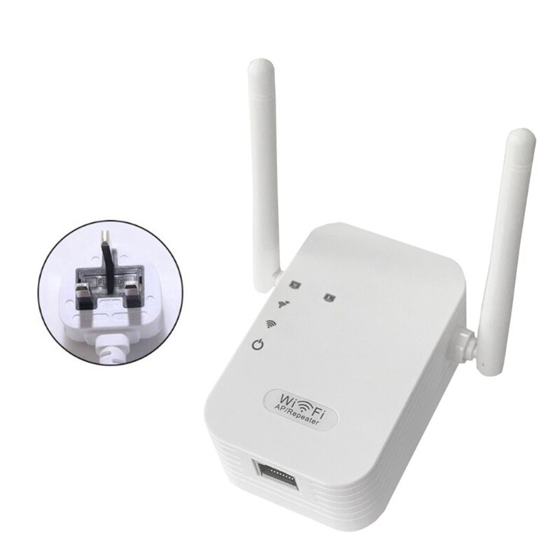 Easy Setup Wifi Repeater Wifi Booster Signaal Extender Draadloze Internet Versterker 300Mbps Wit