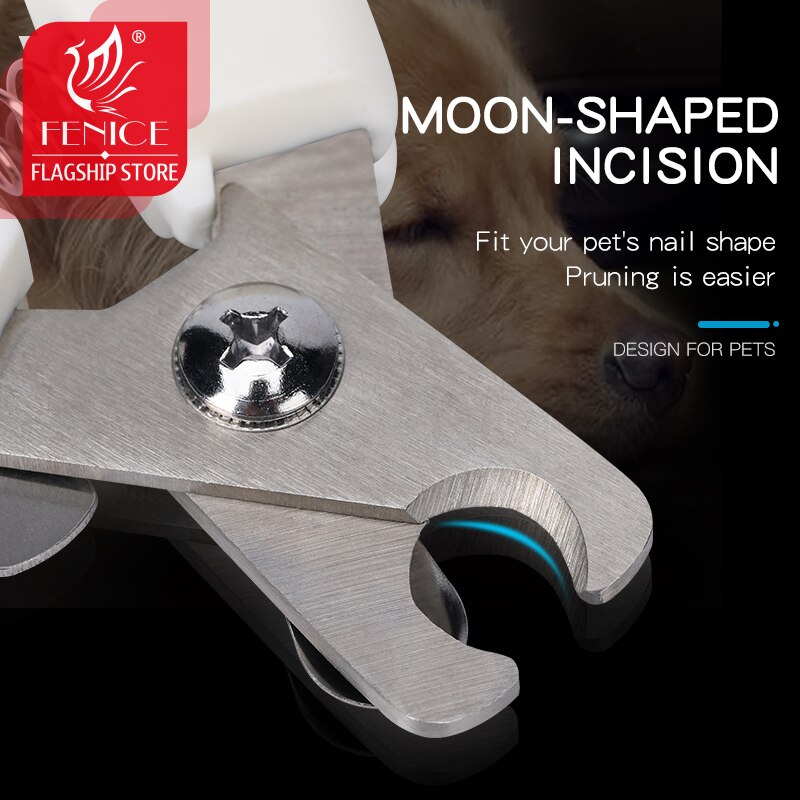 Fenice Pet Nail Clipper Scissors Pet Dog Cat Nail Toe Claw Clippers Scissors Trimmer Grooming Tools for Animals Pet Supplies