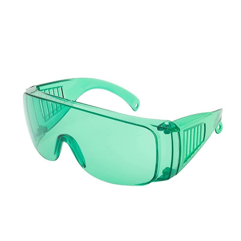 Bunte Schutzbrille Schutz Auge Komplett Geschlossenen Linse Brille Breite Vision Anti-Nebel Spritzen Brille Motorrad Zubehör: Grün